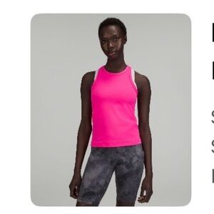 Lululemon Athletica Neon Pink Tank Top - size 6